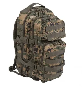 Mil-Tec US assault Small ruksak digital woodland, 20L