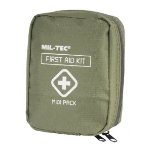 Mil-tec lékárnička First Aid Kit Midi, olivová