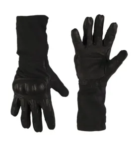 Mil-tec taktické rukavice Action Nomex® s kloubovou ochranou, černé - XL