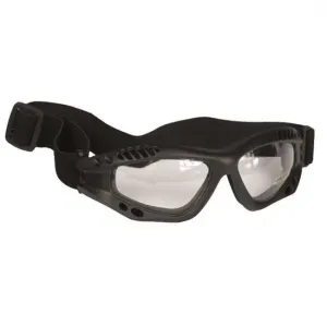 Mil-Tec Commando průhledné ochranné brýle, černé