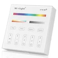 MILIGHT / MIBOXER Nástěnný RF ovladač Mi-Light B4 pro RGB+CCT LED pásky, přisazený, 4 zóny
