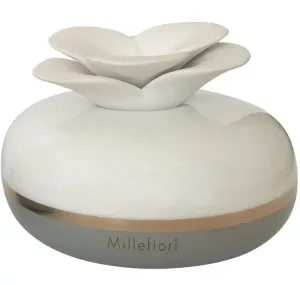 Millefiori Milano Keramický difuzér Air Design Květina šedá