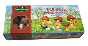 Miltonas Hříbečky mini z karamelové polevy a sušenky 60 g #1158899