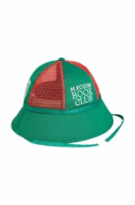 Dětský klobouk Mini Rodini zelená barva