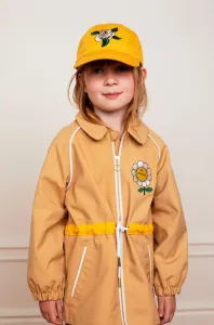 Dětská bunda Mini Rodini béžová barva