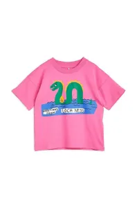 Dětské tričko Mini Rodini růžová barva #4452038