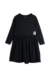 Dívčí šaty Mini Rodini černá barva, mini #3719415