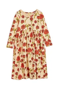 Dívčí šaty Mini Rodini červená barva, midi #5212734