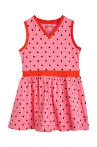 Dívčí šaty Mini Rodini růžová barva, mini #5000991