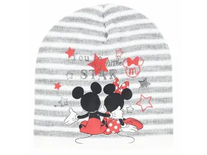 Minnie Mouse - licence Dívčí zimní čepice - Minnie Mouse HS4045, světle šedá Barva: Šedá, Velikost: velikost 52