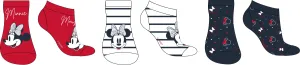 Minnie Mouse - licence Dívčí kotníkové ponožky - Minnie Mouse 5234C155, mix barev Barva: Mix barev, Velikost: 27-30