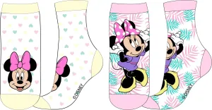 Minnie Mouse - licence Dívčí ponožky - Minnie Mouse 5234A359, mix barev Barva: Bílá, Velikost: 23-26