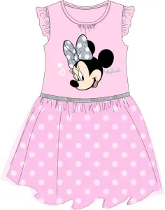 Minnie Mouse - licence Dívčí šaty - Minnie Mouse 5223B178, růžová Barva: Růžová, Velikost: 128