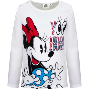 Minnie Mouse - licence Dívčí triko - Minnie Mouse TH1106, bílá Barva: Bílá, Velikost: 116