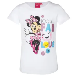Minnie Mouse - licence Dívčí tričko - Minnie Mouse 201, bílá Barva: Bílá, Velikost: 122