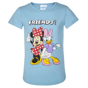 Minnie Mouse - licence Dívčí tričko - Minnie Mouse 209, světle modrá Barva: Modrá světle, Velikost: 98