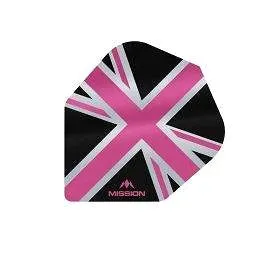 Mission Letky Alliance Union Jack No6 - Black / Pink F3102