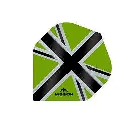 Mission Letky Alliance-X Union Jack - Green / Black F3107