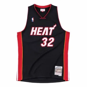 Mitchell & Ness Miami Heat #32 Shaquille O'Neal Swingman Road Jersey black