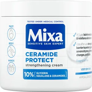 Mixa Posilující tělová péče pro velmi suchou pokožku Ceramide Protect (Strengthening Cream) 400 ml