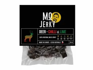 Sušené maso MO JERKY Jelení jerky - Chilli & limetka 25 g #3669602
