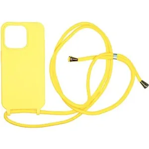 Mobile Origin Lanyard Case Yellow iPhone 15 Pro
