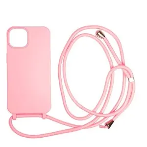 Mobile Origin Lanyard Case Pink iPhone 14