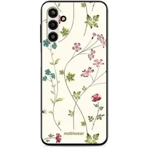 Mobiwear Glossy lesklý pro Samsung Galaxy A13 5G - G035G - Tenké rostlinky s květy