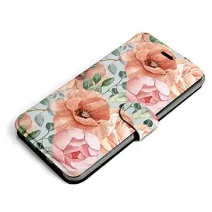 Mobiwear Flip pouzdro pro Samsung Galaxy A22 5G - MP02S Pastelové květy