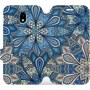 Flipové pouzdro na mobil Samsung Galaxy J5 2017 - V108P Modré mandala květy
