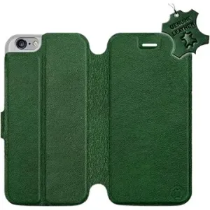 Flip pouzdro na mobil Apple iPhone 6 / iPhone 6s - Zelené - kožené -   Green Leather