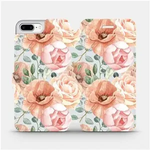 Flip pouzdro na mobil Apple iPhone 7 Plus - MP02S Pastelové květy