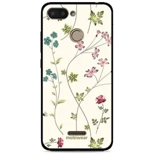 Mobiwear Glossy lesklý pro Xiaomi Redmi 6 - G035G - Tenké rostlinky s květy