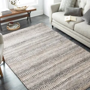 Kvalitní koberec s abstraktním vzorem v přírodních odstínech #2132056