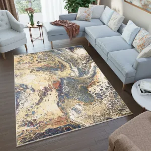 Luxusní koberec s abstraktním vzorem do obývacího pokoje #5608669