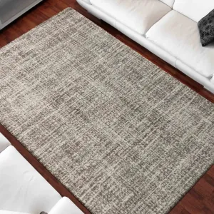 Moderní jednobarevný béžový koberec do obývacího pokoje #3619718