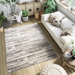 Všestranný moderní koberec v hnědých odstínech #5596806