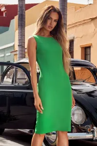Zelené midi šaty M667 #3891116