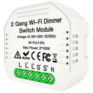 MOES 
Hidden wifi smart Dimmer switch 2gang