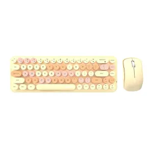 Bezdrátový set klávesnice a myši MOFII Bean 2.4G (Milk Tea)
