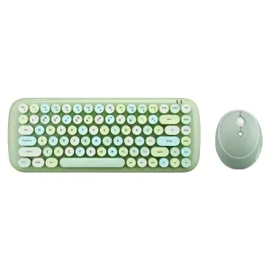 Bezdrátový set klávesnice a myši MOFII Candy 2.4G (zelená)