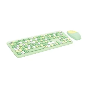 Bezdrátový set klávesnice + myš MOFII 666 2.4G (zelená)
