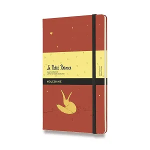 Zápisník Moleskine Le Petit Prince ORANŽOVÝ - tvrdé desky - L, čistý 1331/1917106 + 5 let záruka, pojištění a dárek ZDARMA