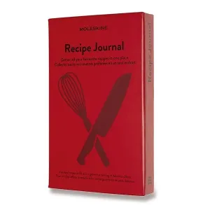 Zápisník Moleskine Passion Recipe Journal ČERVENÝ - tvrdé desky - L, 1331/1517100 + 5 let záruka, pojištění a dárek ZDARMA