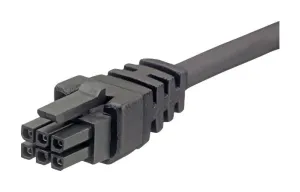 Molex 245132-0610 Cable Assy, 6Pos, Rcpt-Rcpt, 3.3Ft