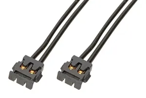 Molex 36920-0203 Cable Assy, 2Pos, Wtb Rcpt-Rcpt, 300Mm