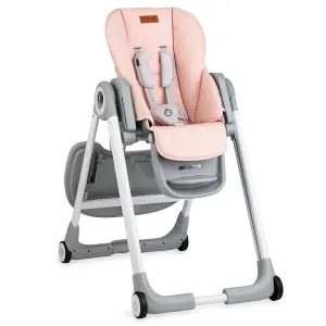 MoMi - Dětská jídelní židlička LUXURIA dark pink