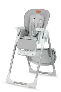 MoMi - Dětská jídelní židlička Wood YUMTIS light grey
