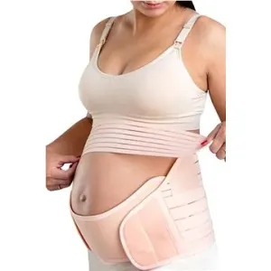 SNUG BUN Těhotenský podpůrný pás 5 v 1, Béžová XL