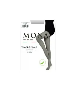 Mona Tina Soft Touch 40 den Punčochové kalhoty, 3-M, black coffee